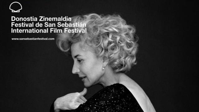 Marisa Paredes, portada del cartel de la 73ª edición del Zinemaldia.