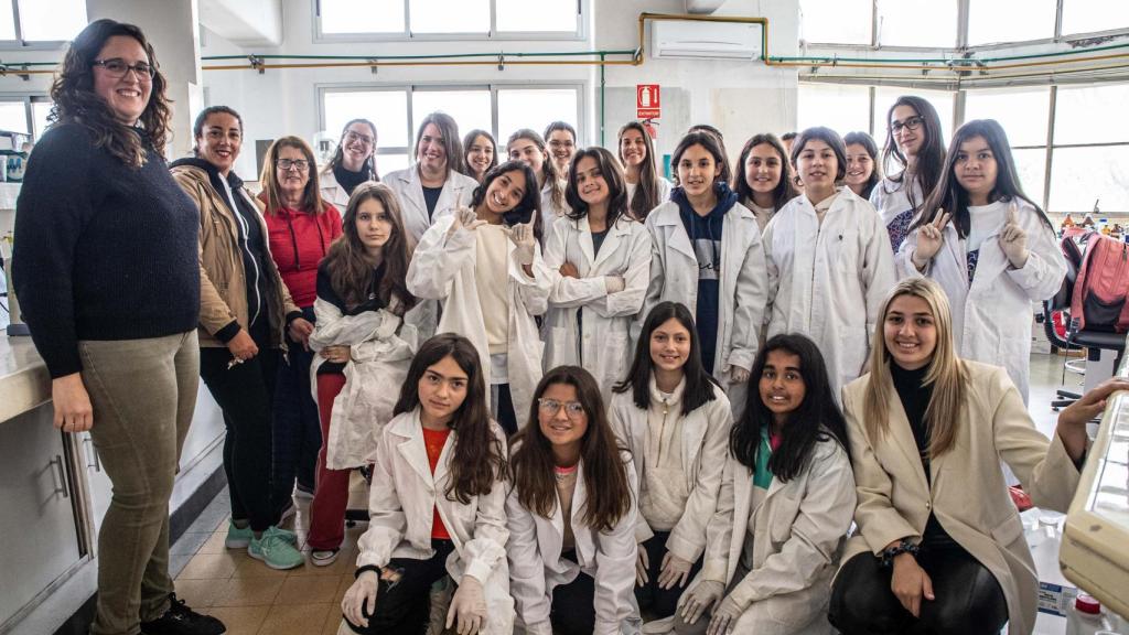 Participantes del programa Mujeres En Ciencia en Uruguay.