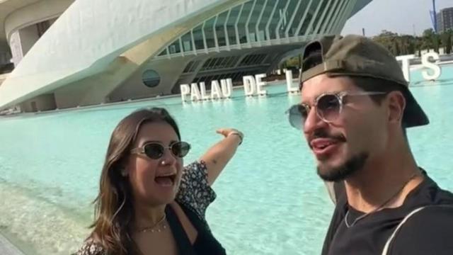 Turistas durante su visita a Valencia. EE