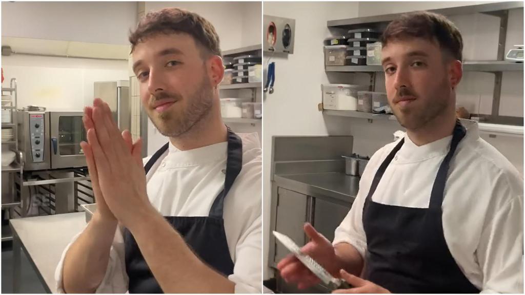 El cocinero español explica en TikTok cuánto gana trabajando en Ámsterdam.