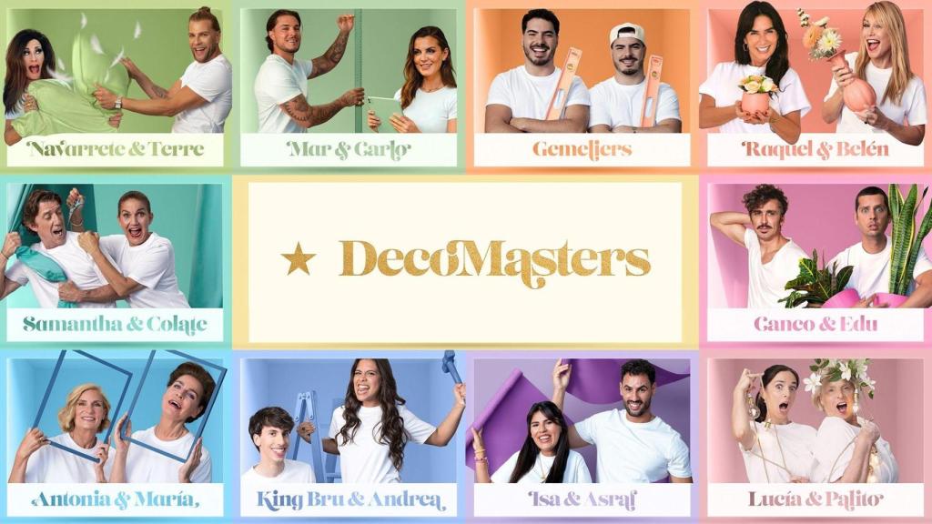 Todos los concursantes de 'DecoMasters'.