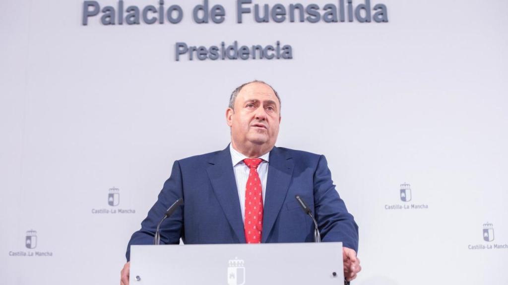 Consejero de Agricultura, Ganadería y Desarrollo Rural en rueda de prensa