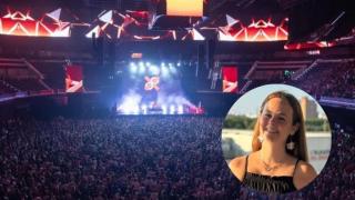 Una valenciana no da crédito en el estreno del Roig Arena.