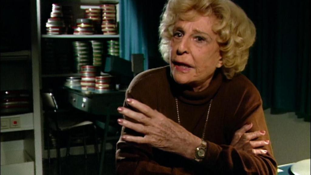 Leni Riefenstahl durante una entrevista televisiva. ©Vincent Productions