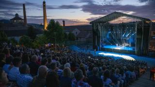 El Patio Central de la Real Fábrica de Cristales