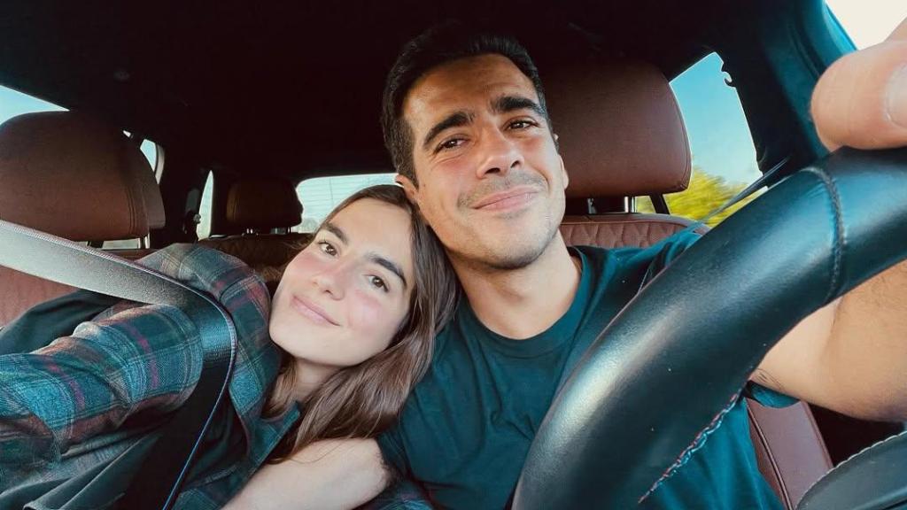 Alberto Herrera y Blanca Llandres, en una imagen de las redes sociales.