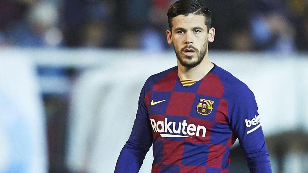 Carlos Pérez, durante su etapa en el Barça.
