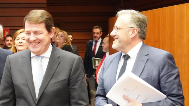 Fernández Mañueco junto a Carlos Pollán en una foto de archivo