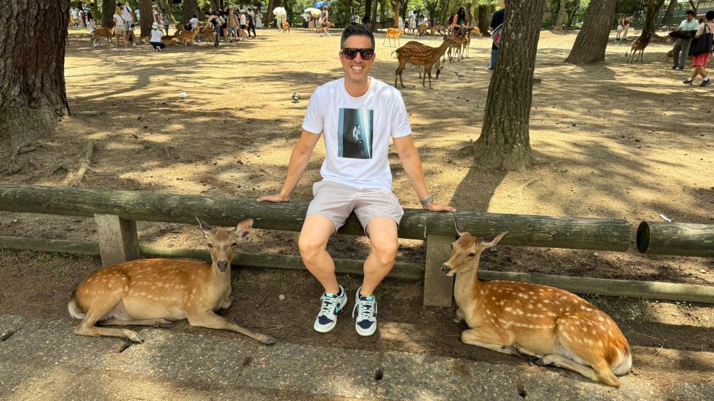 Antonio Gilabert, turista español al que el terremoto de Kamchatka le ha pillado en Japón con su familia.