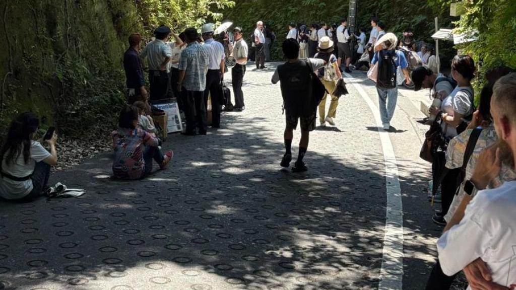 Gabriel ha subido a la parte más alta del pueblo, donde ha estado tres horas.