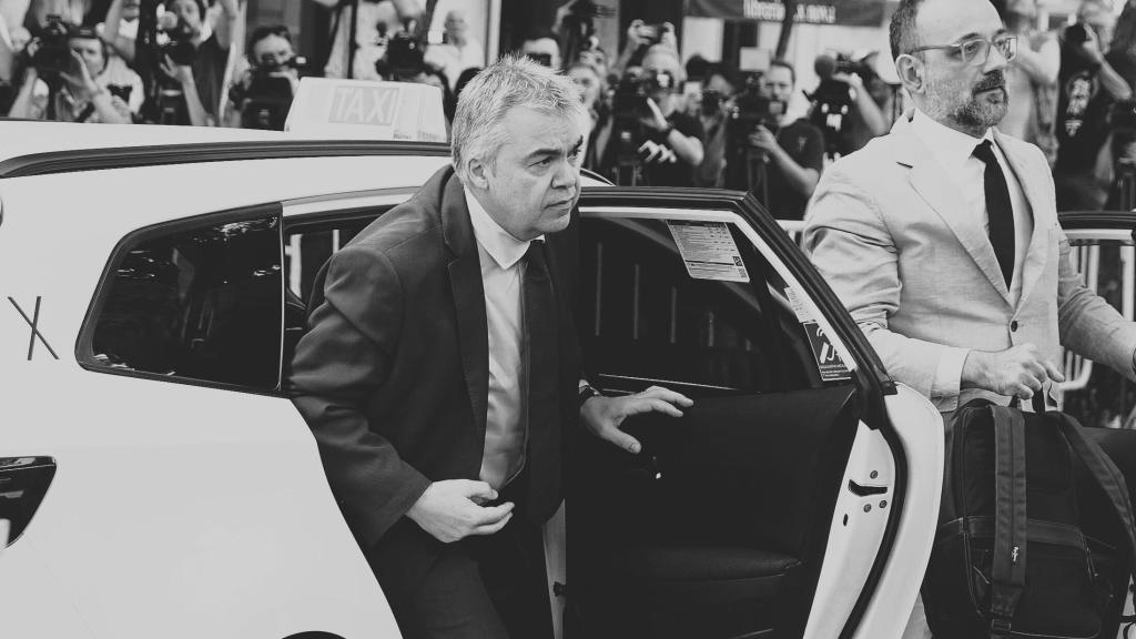 Santos Cerdán, a su llegada al Supremo.