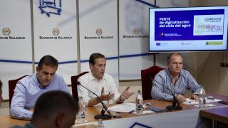 El presidente de la Diputación de Valladolid preside la primera reunión informativa con alcaldes sobre el Proyecto Gesaguavall Virtual