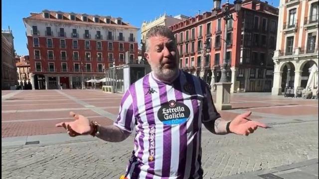 , Larry ha elegido la Plaza Mayor como escenario para su primera grabación en la ciudad