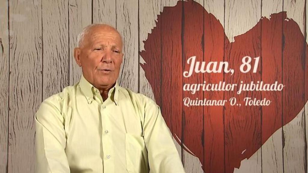 Juan, agricultor jubilado de 81 años.