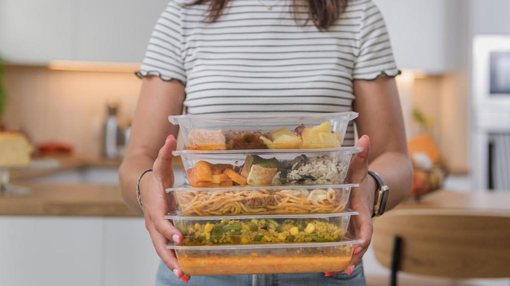 Tuppers listos para comer.