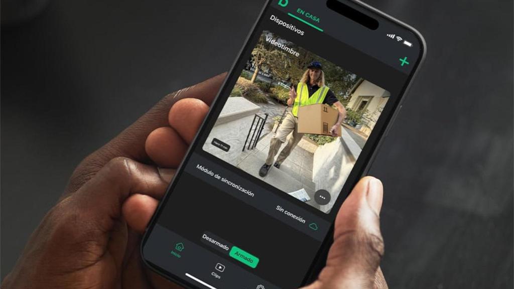 El videotimbre de Blink graba vídeo con un ángulo de visión de 150º