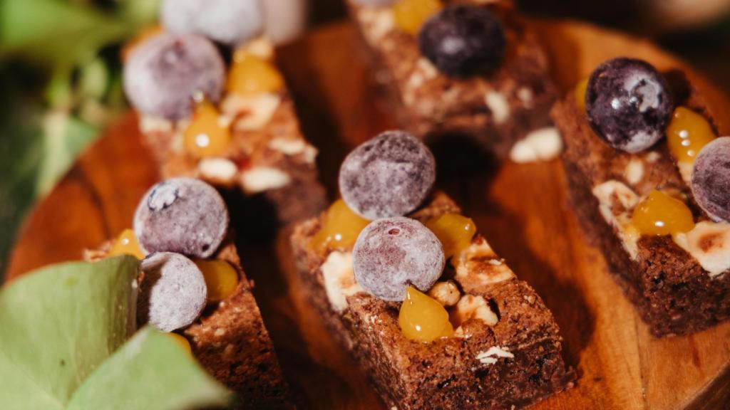 Los bocados que pudieron degustar los invitados.