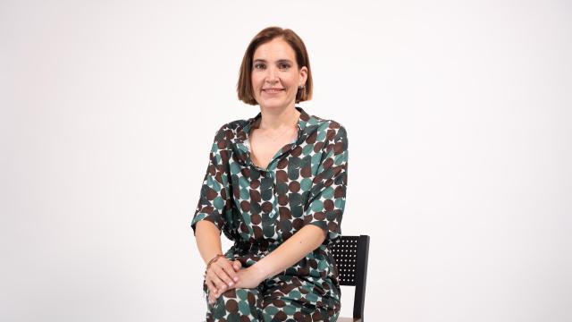 Boticaria García durante la grabación del vídeo.