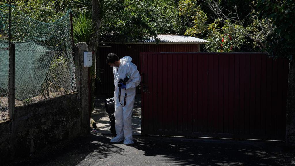 Exterior del domicilio donde se ha producido el asesinato.