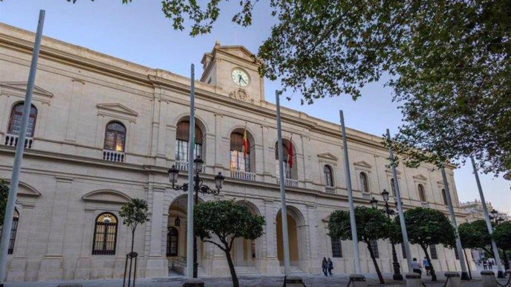 Fachada del Ayuntamiento de Sevilla.