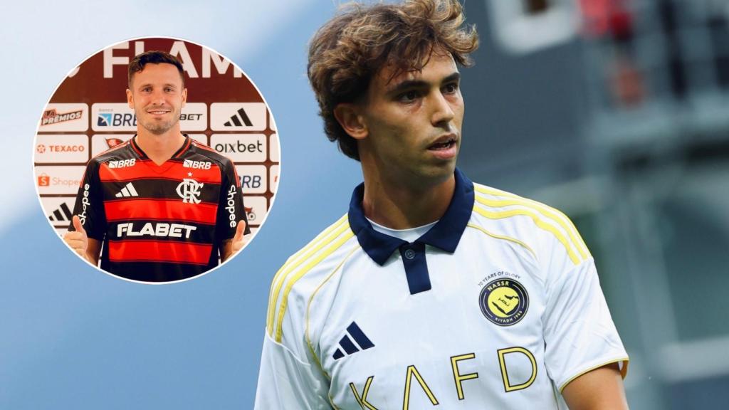 Joao Felix y Saúl Ñíguez, en un fotomontaje