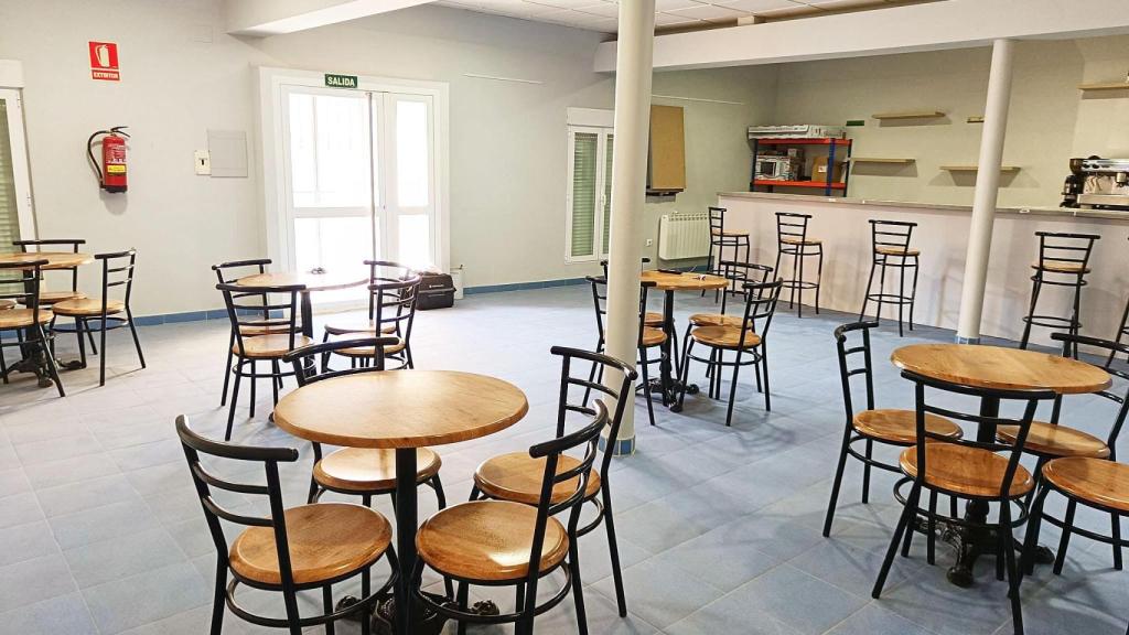 El local habilitado por el Ayuntamiento de Lomoviejo