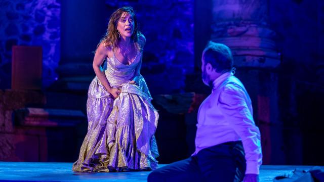 María León en 'Electra', en el Festival de Teatro Clásico de Mérida. Foto: EFE/Jero Morales