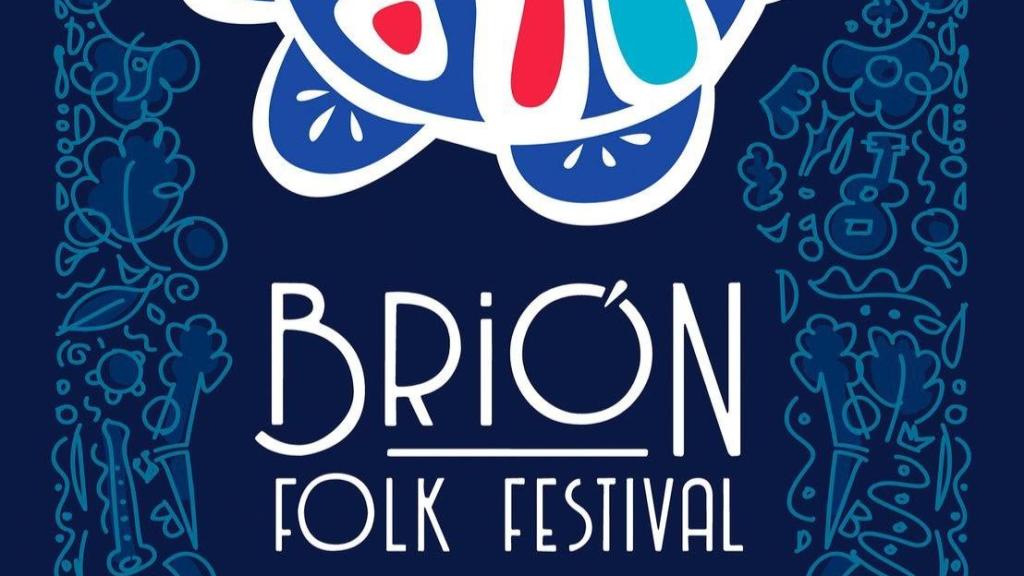Cartel de la primera edición del Brión Folk Festival 1800