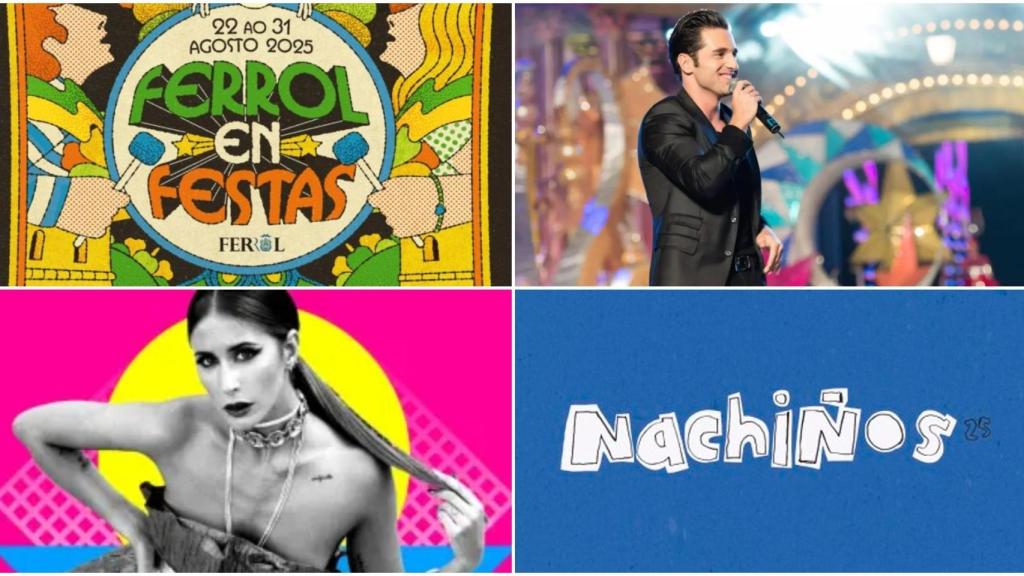 Todos los grandes eventos y conciertos de agosto 2025 en Ferrol para celebrar las Fiestas de San Ramón