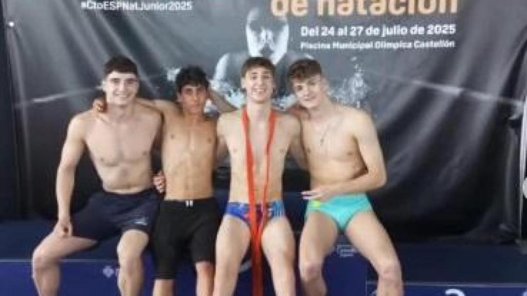 Equipo Junior del Natación Ferrol.