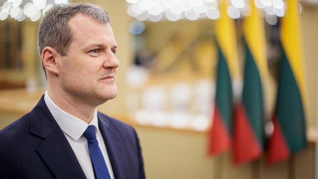El primer ministro de Lituania, Gintautas Paluckas.