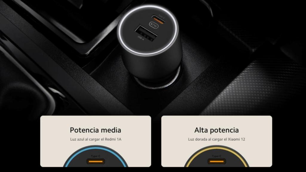 Cargador de coche de Xiaomi