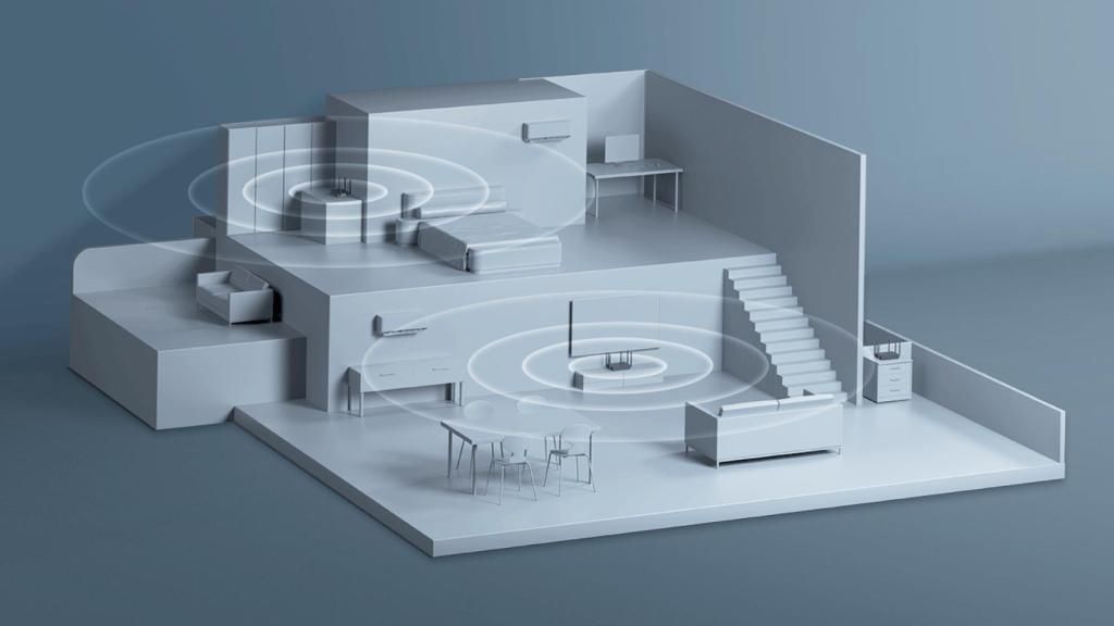 Red de malla con dispositivos de Xiaomi