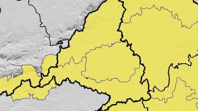 Aviso amarillo por tormentas en Madrid.