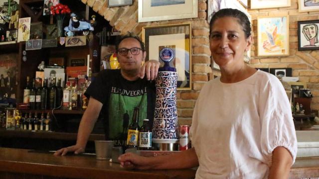 Javier Losada y Cristina Souto de La Bodeguita del Corazón Chiflado.