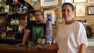 Javier Losada y Cristina Souto de La Bodeguita del Corazón Chiflado.