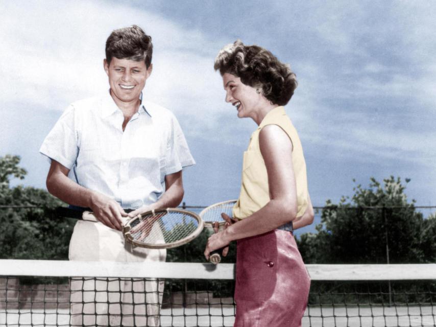 Jackie Kennedy fue la Primera Dama que reformó el Jardín de Rosas de la Casa Blanca, en 1962.