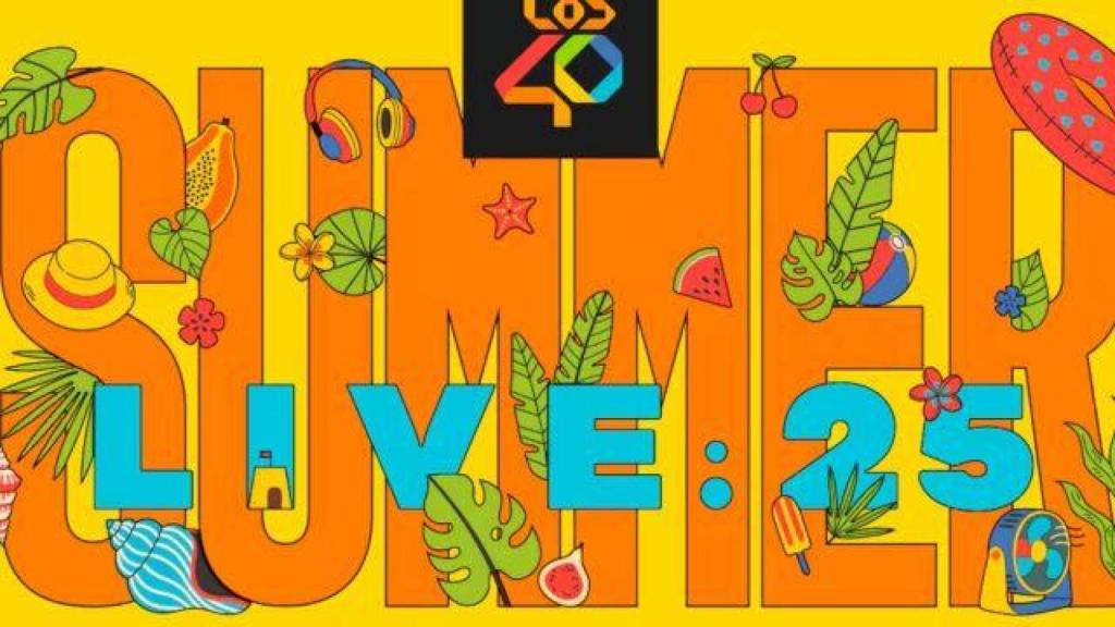 Cartel del espectáculo de Los40 Summer Live