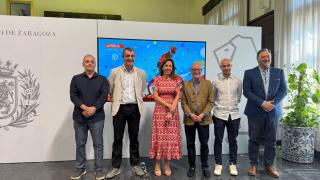 La presentación de La Vuelta ciclista que recorrerá las calles de Zaragoza