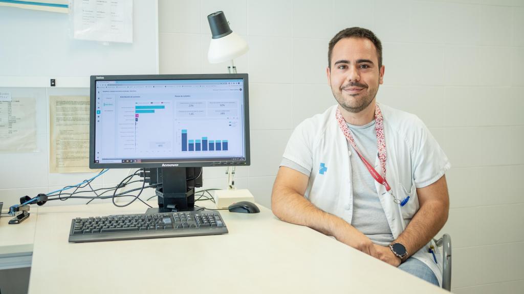 Héctor Cabrerizo, enfermero clínico de Neumología del Hospital Universitario de Bellvitge.
