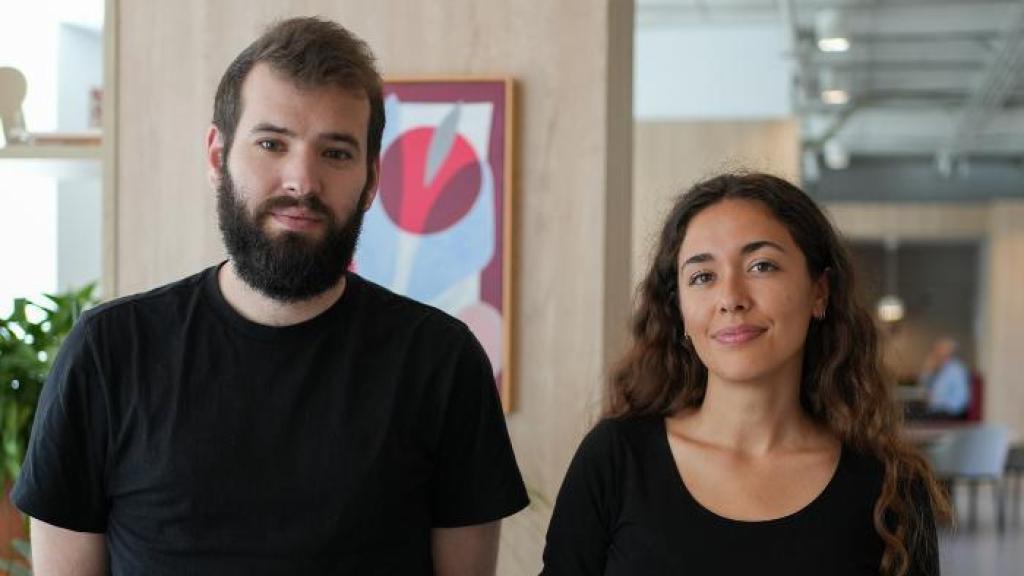 María González Manso, CEO de Tucuvi, y Marcos Rubio Rubio, CTO de la empresa.