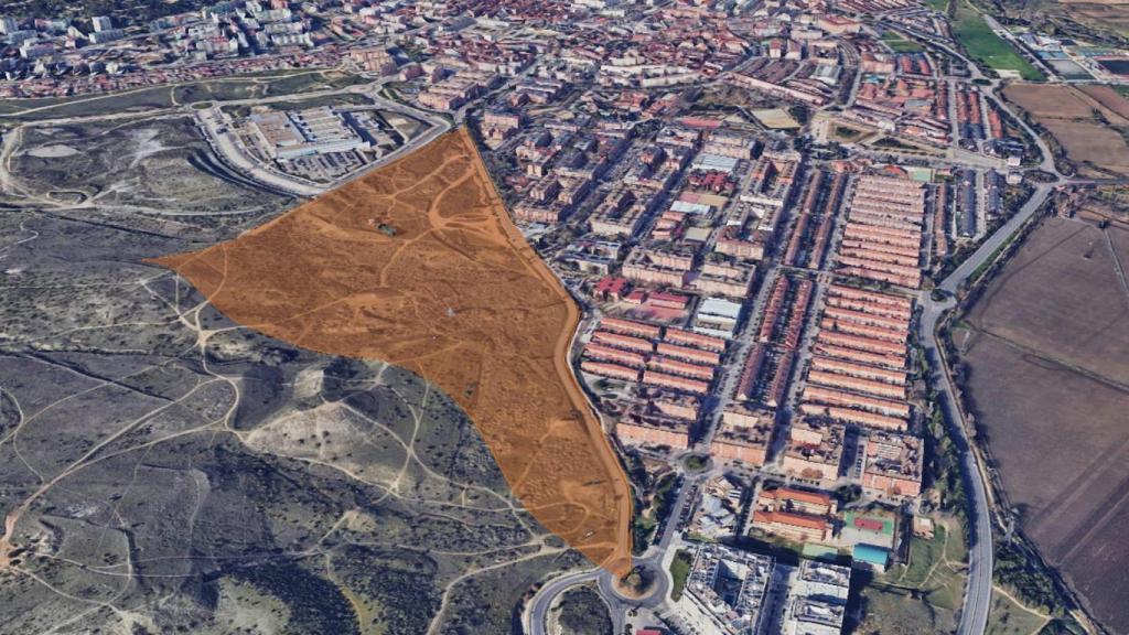 Render del terreno del ensanche