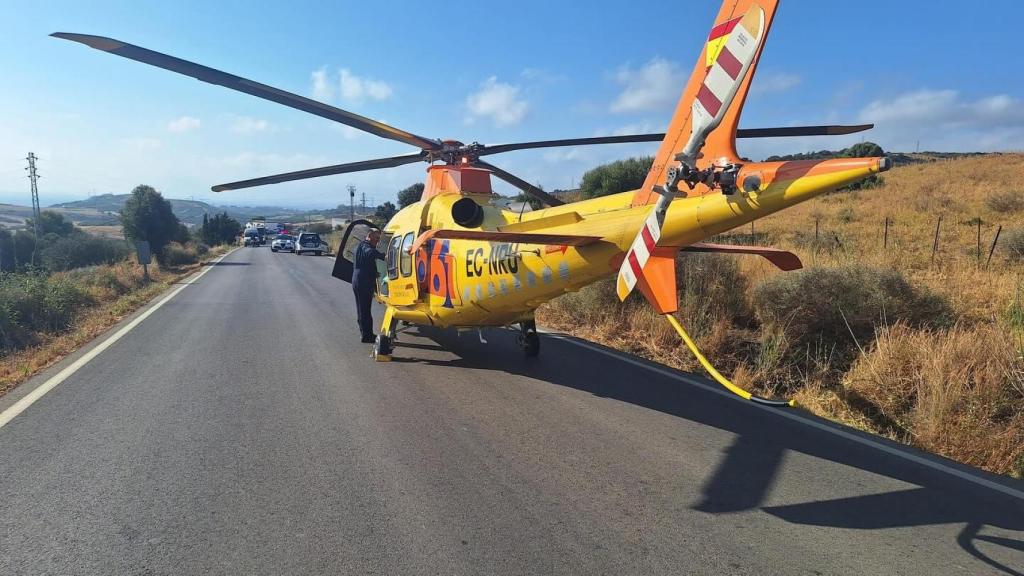 Una imagen del helicóptero.