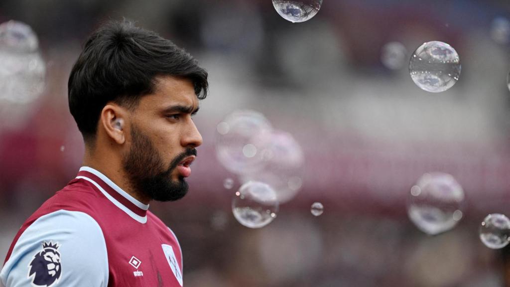 Lucas Paquetá, con la camiseta del West Ham United.