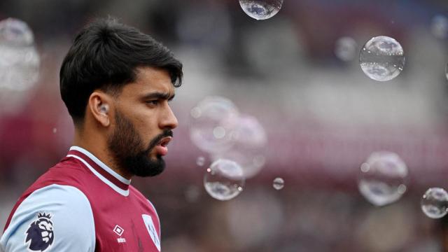 Lucas Paquetá, con la camiseta del West Ham United.