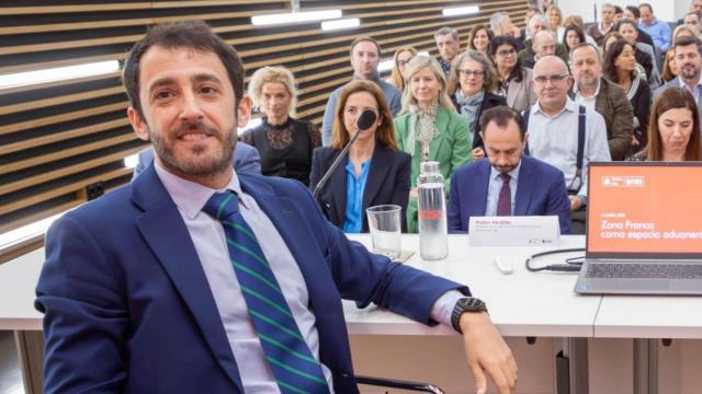 Pablo Meijide en un encuentro de la Zona Franca de Vigo