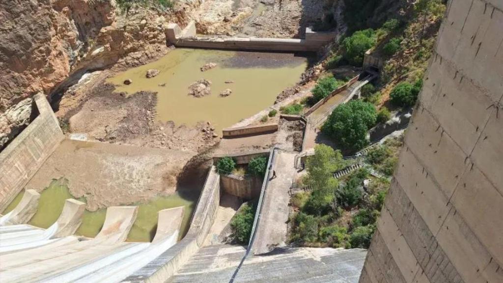Presa de Forata tras la dana. EE