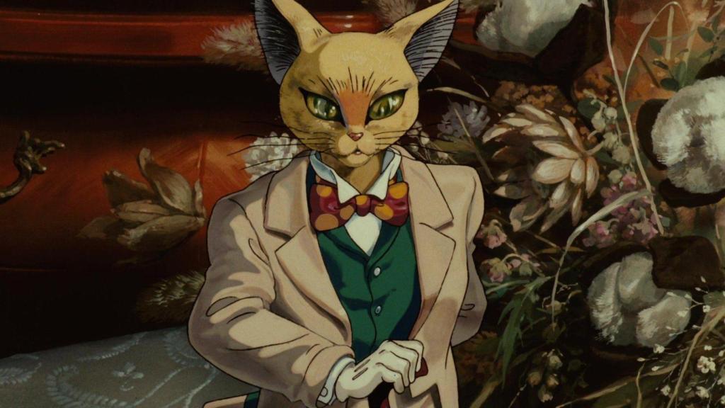 El Barón, gato protagonista de la película de animación Susurros del corazón de Haru Miyazaki.