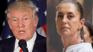 Trump  y  Sheinbaum