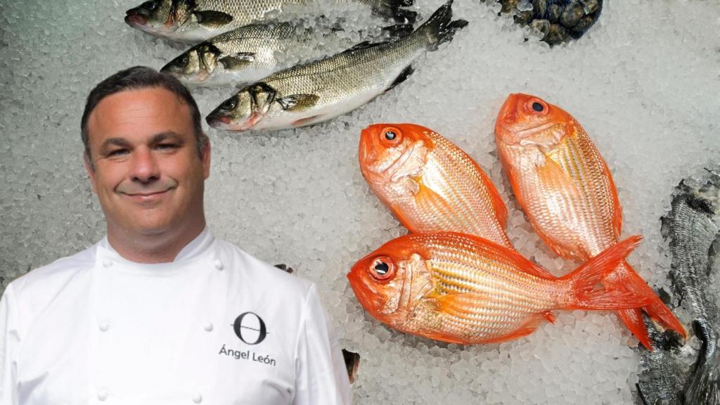 El chef Ángel León en un montaje de El Español